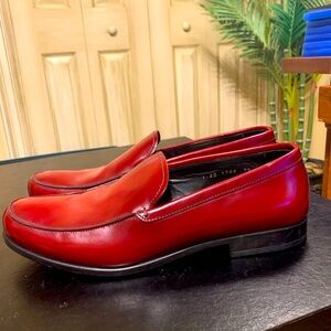 Prada Red Leather Men’s Size 8.5